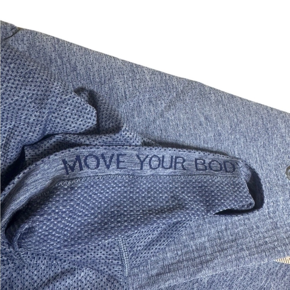 Lululemon Metal Vent Tech 2.0 Polo Shirt Mens Blue Stretch Golf Activewear XXL - Picture 6 of 9